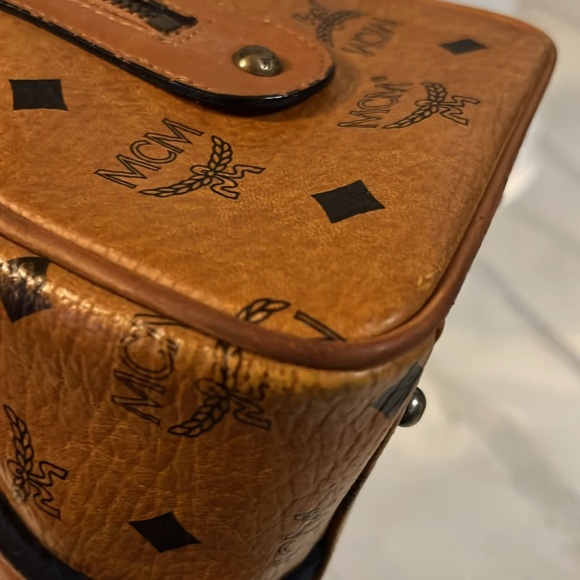 MCM Brown Boston Bag - Picture 8 of 14